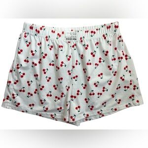 Cherry Sleep Shorts size small
